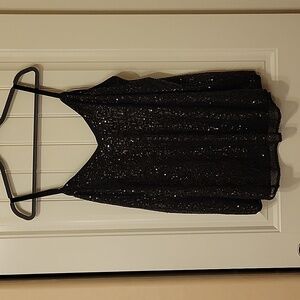 Black Sequin Tank